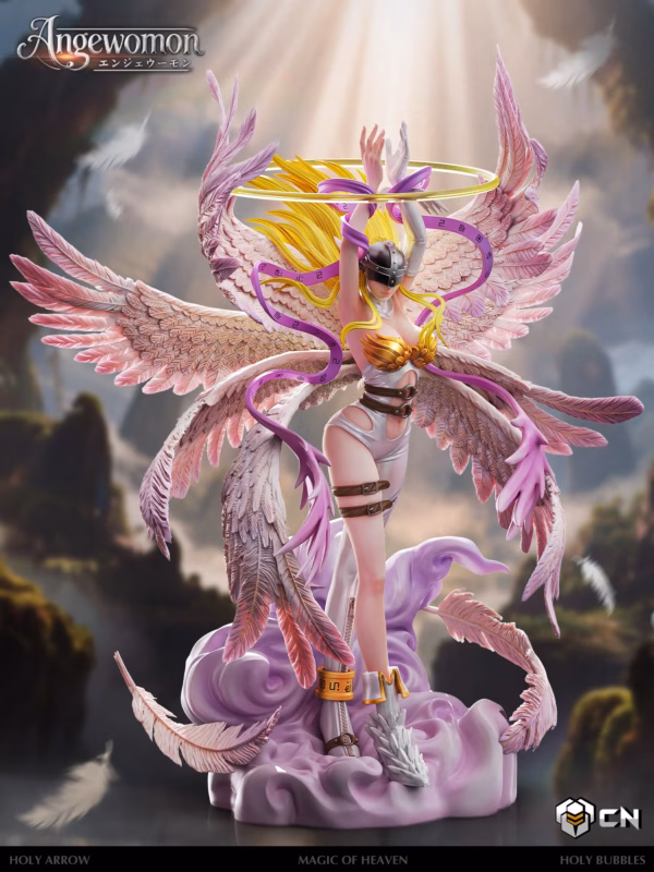 Digimon Crazy Nest Studio Angewomon Resin Statue 3