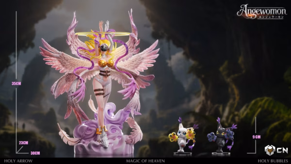 Digimon Crazy Nest Studio Angewomon Resin Statue 4