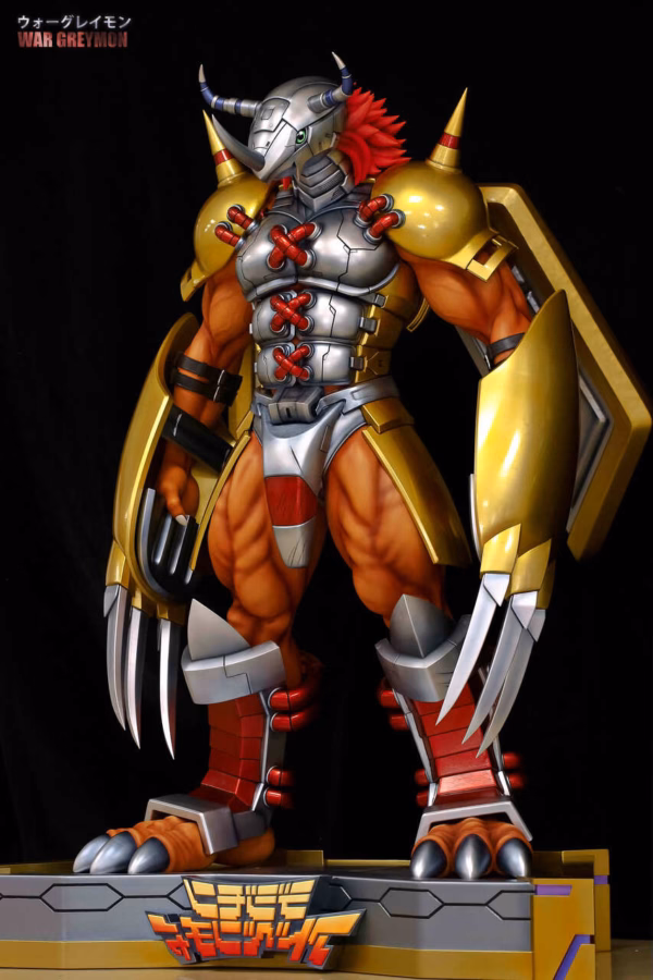 Digimon JMDM Studio WarGreymon Resin Statue 3