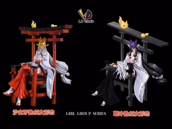 Digimon LD Studio Sakuyamon x Kuzuhamon Resin Statue 1