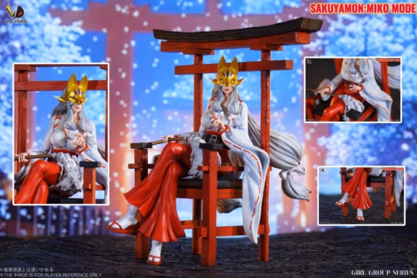 Digimon LD Studio Sakuyamon x Kuzuhamon Resin Statue 2