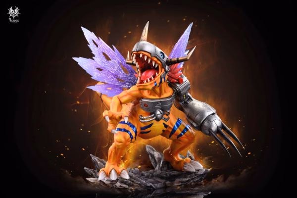 Digimon Phoenix Studio MetalGreymon Resin Statue 1