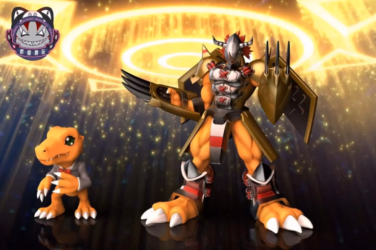 Digimon Qiao Wu Mo Wan Studio WarGreymon Resin Statue
