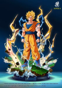 Dragon Ball BUU Studio Ssj2 Goku Resin Statue