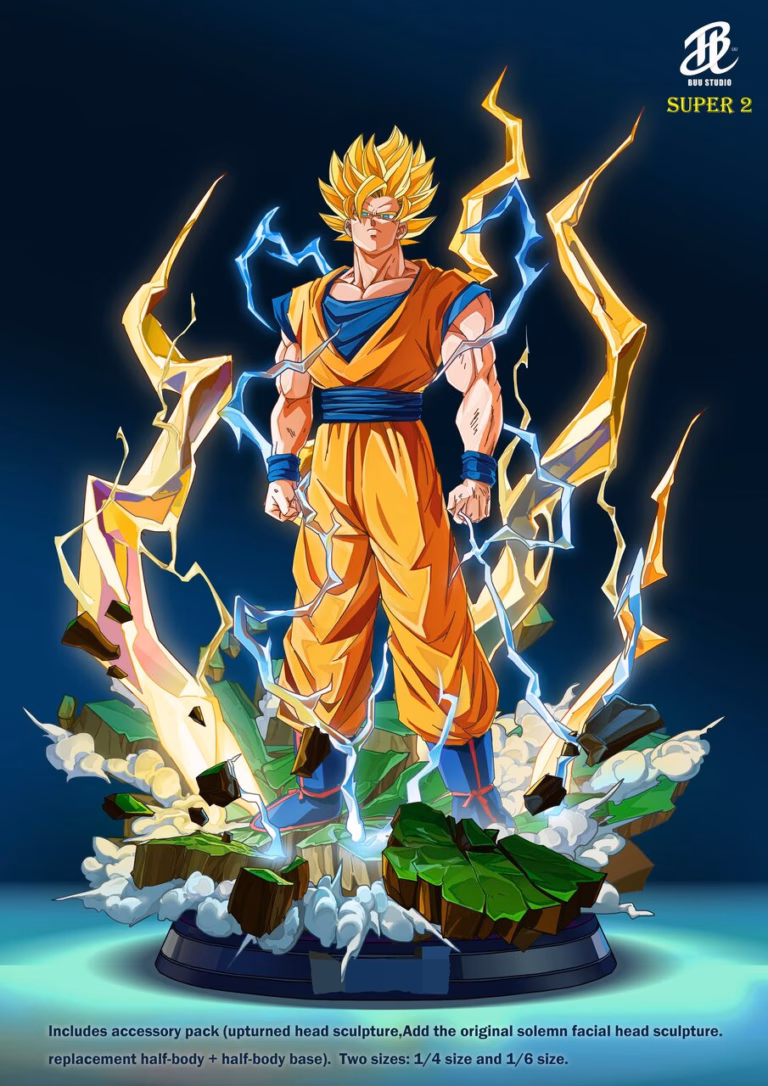 Dragon Ball BUU Studio Ssj2 Goku Resin Statue
