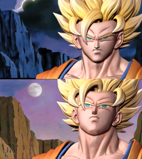 Dragon Ball BUU Studio Ssj2 Goku Resin Statue 3