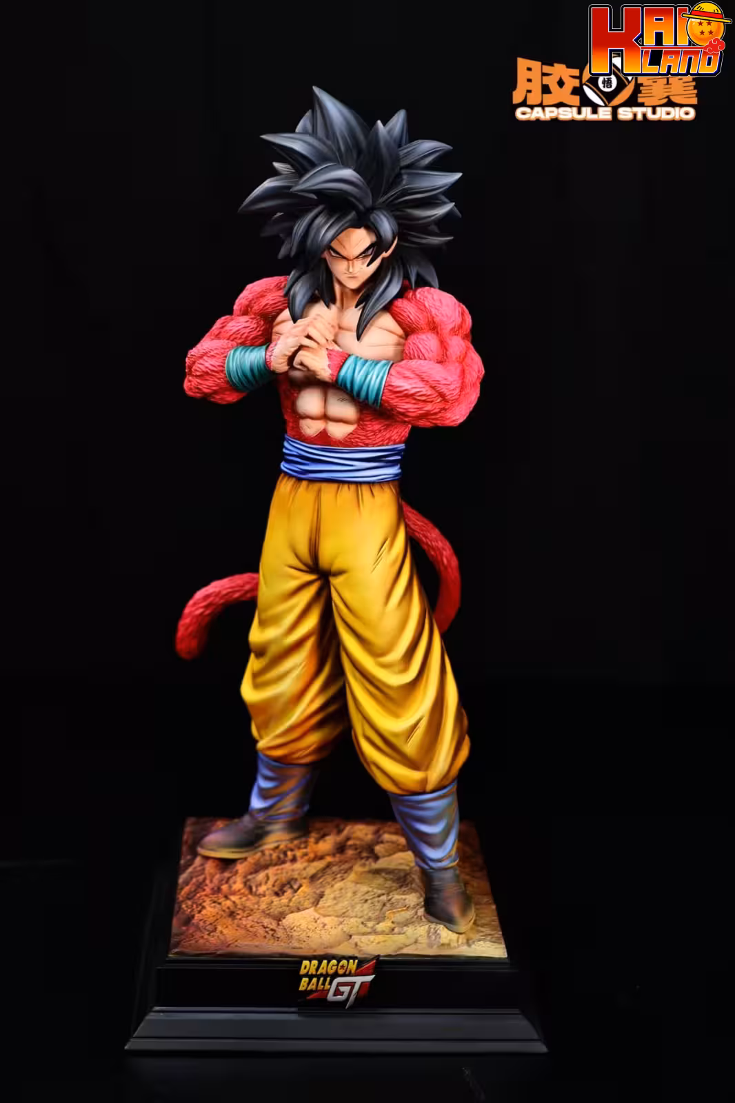 Dragon Ball Capsule Studio Goku SSJ4 Resin Statue
