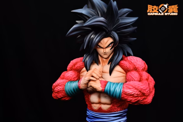 Dragon Ball Capsule Studio Goku SSJ4 Resin Statue 2