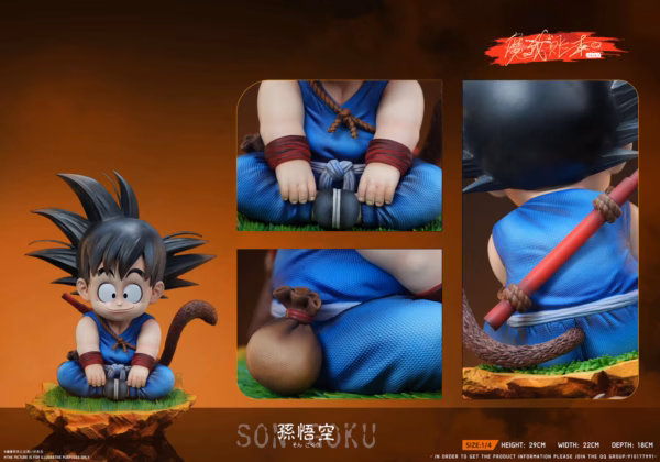 Dragon Ball MWZB Studio Kid Son Goku Resin Statue 4