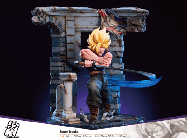 Dragon Ball Poker Monster Studio Trunks Resin Statue 7