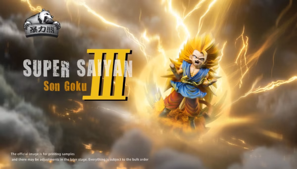 Dragon Ball Violent Bear Studio SS3 Goku Resin Statue 2