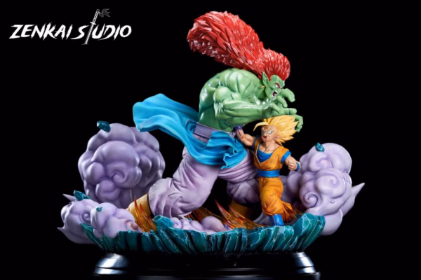 Dragon Ball Zenkai Studio Gohan Vs Bojack Resin Statue 2