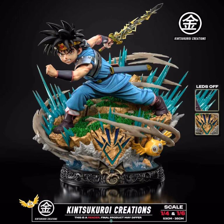 Dragon Quest The Adventure of Dai Kintsukuroi Creations Dai Resin Statue