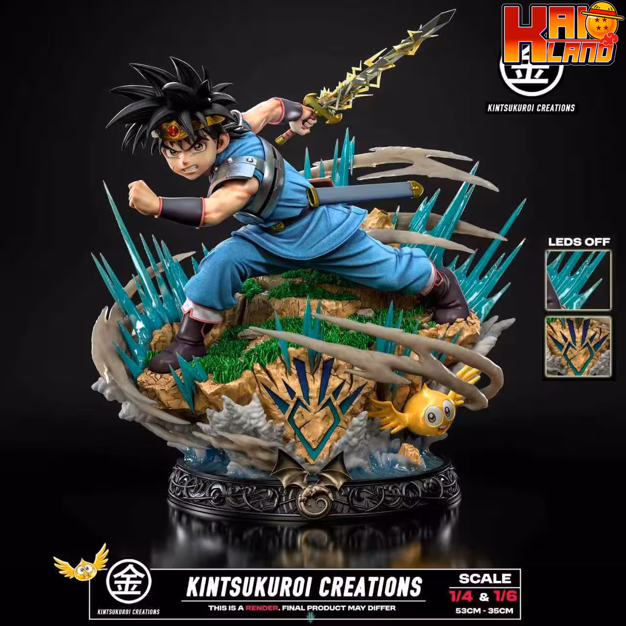 Dragon Quest The Adventure of Dai Kintsukuroi Creations Dai Resin Statue