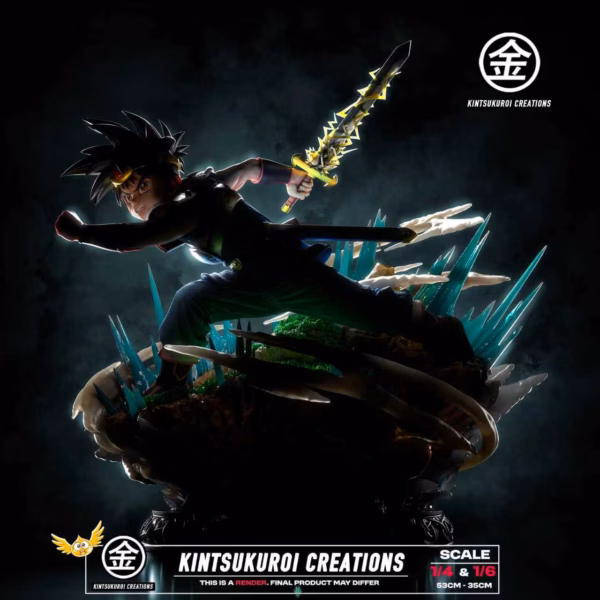 Dragon Quest The Adventure of Dai Kintsukuroi Creations Dai Resin Statue 3