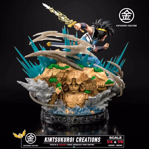 Dragon Quest The Adventure of Dai Kintsukuroi Creations Dai Resin Statue 5