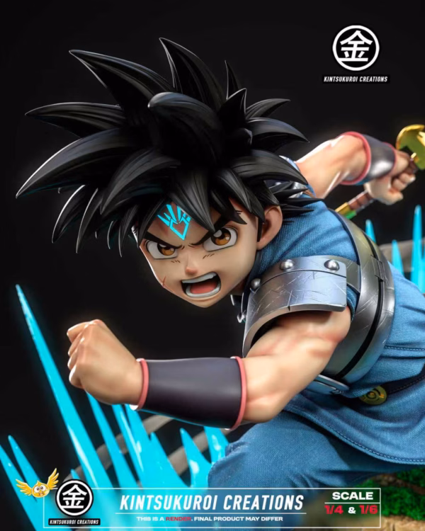Dragon Quest The Adventure of Dai Kintsukuroi Creations Dai Resin Statue 6