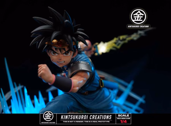 Dragon Quest The Adventure of Dai Kintsukuroi Creations Dai Resin Statue 8
