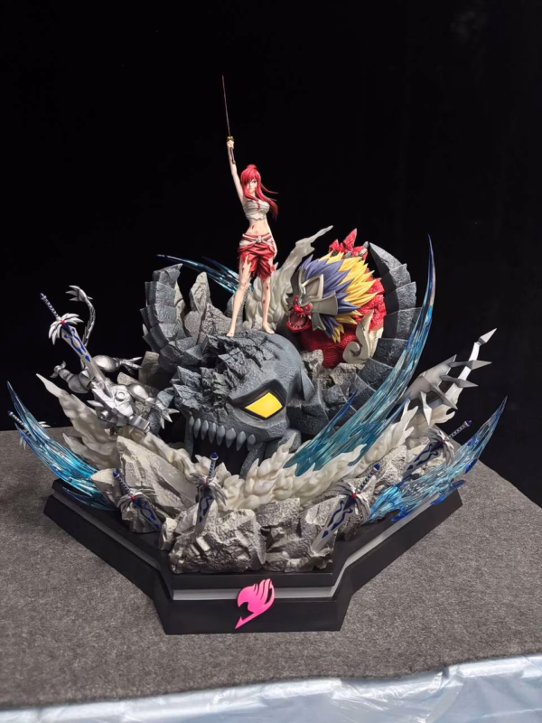 Fairy Tail Sakura Studio Erza Scarlet Resin Statue 0