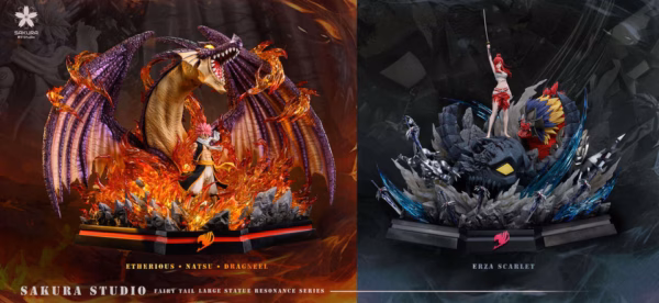 Fairy Tail Sakura Studio Erza Scarlet Resin Statue 6