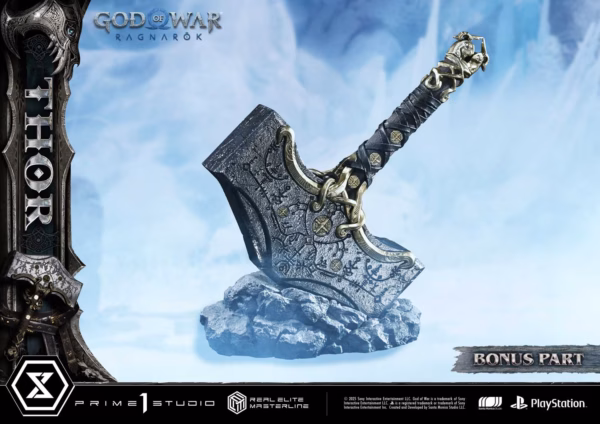 God of War Ragnarok Prime 1 Studio Thor Licensed Resin Statue 11