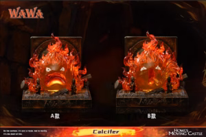 Howls Moving Castle WAWA Studio Angry Calcifer Resin Statue