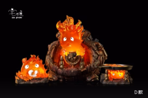Howls Moving Castle ZJB Studio Calcifer Resin Statue