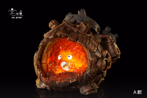 Howls Moving Castle ZJB Studio Calcifer Resin Statue 2