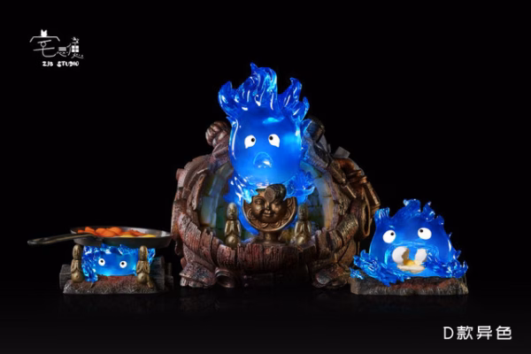 Howls Moving Castle ZJB Studio Calcifer Resin Statue 6