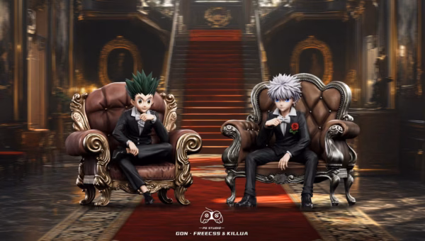 Hunter x Hunter PG Studio Sofa Gon Freecss x Killua Zoldyck Resin Statue 1