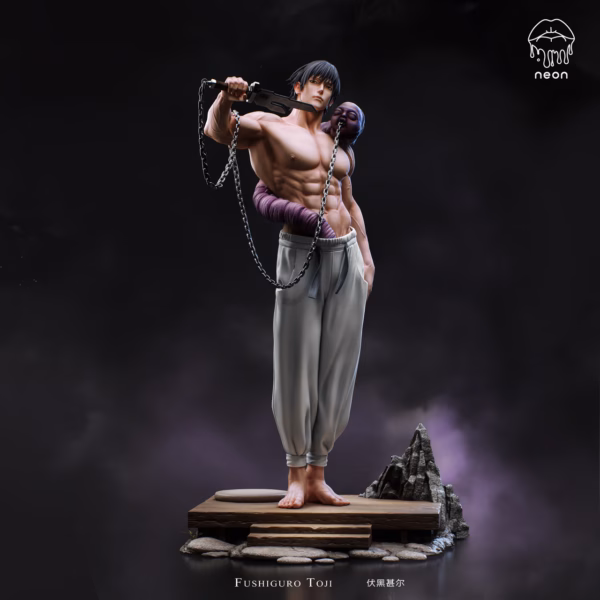 Jujutsu Kaisen Neon Studio Fushiguro Toji Resin Statue 1