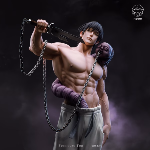 Jujutsu Kaisen Neon Studio Fushiguro Toji Resin Statue 2