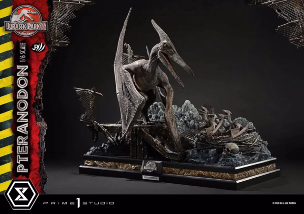 Jurassic Park Prime 1 Studio Pteranodon Licensed Resin Statue 5