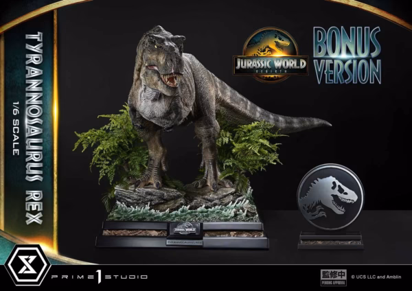 Jurassic World Prime 1 Studio Tyrannosaurus Rex Licensed Resin Statue 10