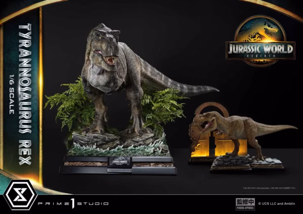 Jurassic World Prime 1 Studio Tyrannosaurus Rex Licensed Resin Statue 8