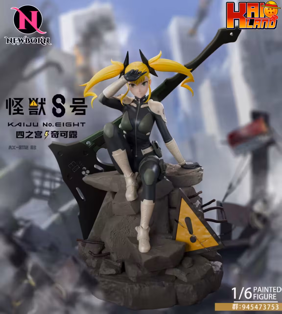 Kaiju No 8 NewBorn Studio Kikoru Shinomiya Resin Statue