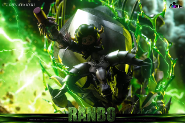 Katekyo Hitman Reborn Arcobaleno Studio Lambo Resin Statue 2