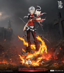 Katekyo Hitman Reborn Floating Light Studio Hayato Gokudera Resin Statue