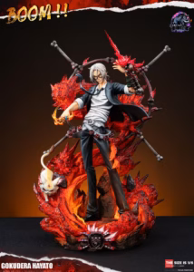 Katekyo Hitman Reborn Rhinoceros Studio Gokudera Hayato Resin Statue