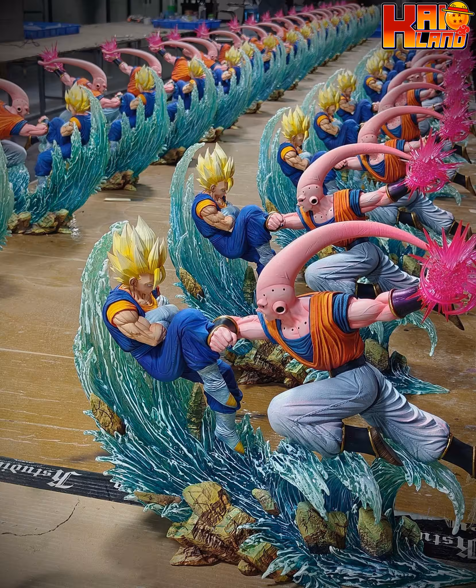 Dragon Ball LoaDen Studio Vegetto vs Buu Resin Statue