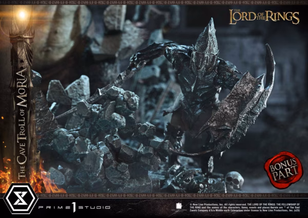 Lord of the Rings Prime 1 Studio Cave Troll of Moria Licensed Resin Statue 3