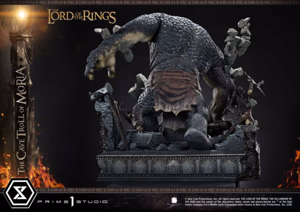Lord of the Rings Prime 1 Studio Cave Troll of Moria Licensed Resin Statue 8