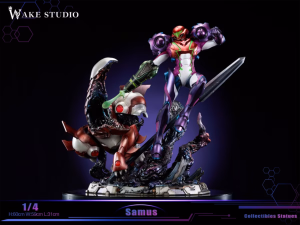 Metroid Wake Studio Samus Resin Statue 2
