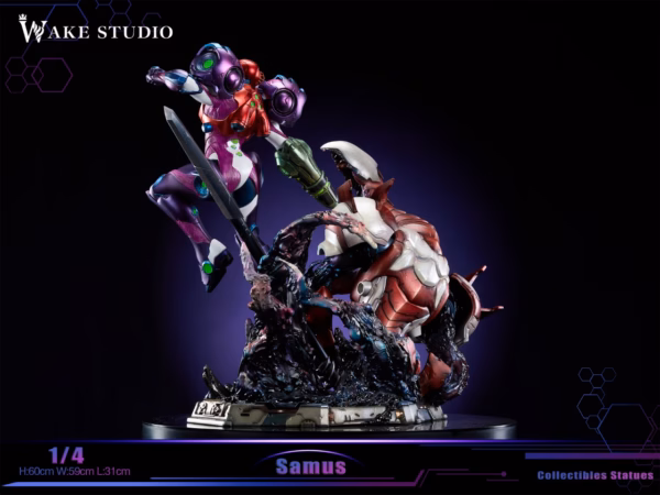 Metroid Wake Studio Samus Resin Statue 4