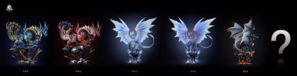 Monster Hunter Dragon Realm Studio Alatreon Resin Statue 5