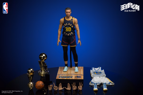 NBA Infinity Studio Stephen Curry Action Figure Licensed 6