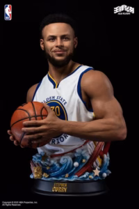 NBA Infinity Studio Stephen Curry Bust Licensed