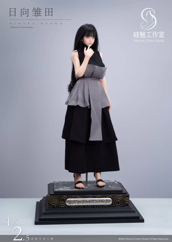 Naruto Charm Studio Hinata Hyuga Silicone 4