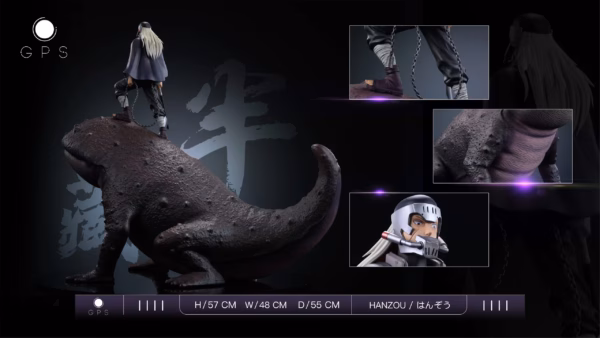 Naruto GPS Studio Hanzo Of The Salamander Resin Statue 4