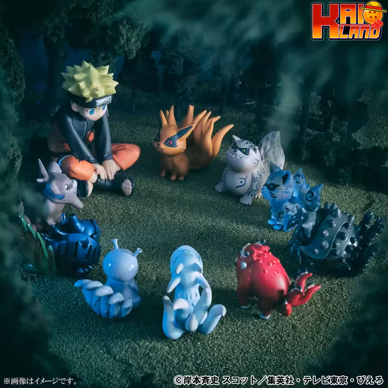 Naruto MegaHouse GEM Naruto Uzumaki X Tailed Beasts Complete Figure Licensed PVC